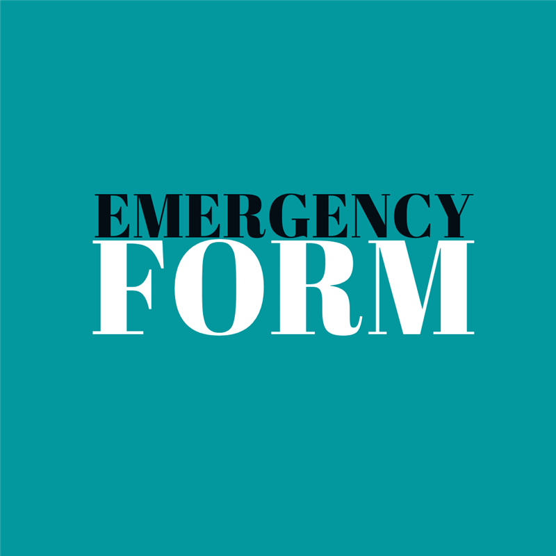 Please click on the form for a copy of the emergency form.
